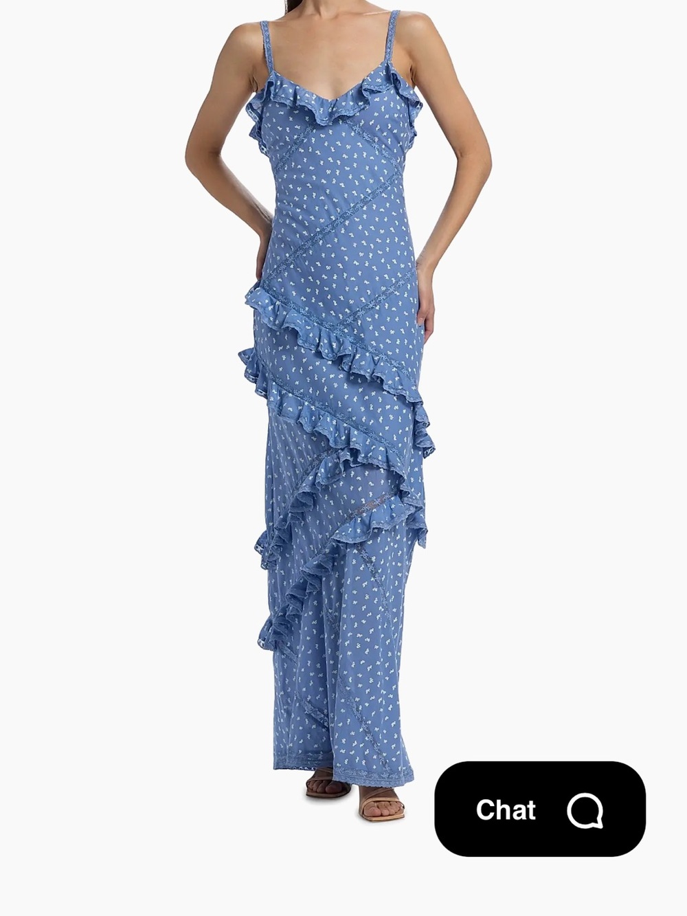 LoveShackFancy x Visit Savannah Nocelle Ruffled Maxi Dress - Picture 3 of 8